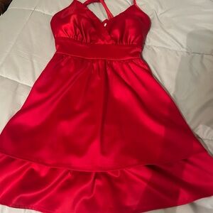 Xtraordinary Vibrant Red Formal Dress